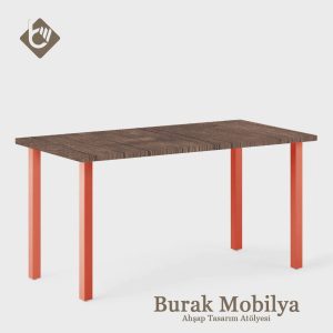 Antik Dark Çalışma Masa Tablası