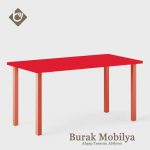 Kırmızı Çalışma Masa Tablası