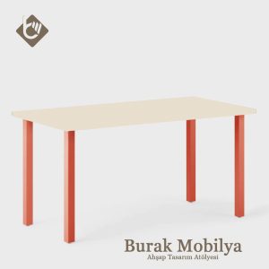 Metalik İnci Çalışma Masa Tablası