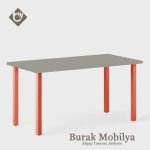 Metalik Nehirkumu Çalışma Masa Tablası